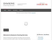 Tablet Screenshot of dawsonscleaningservices.co.uk